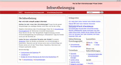 Desktop Screenshot of infrarotheizung24.com