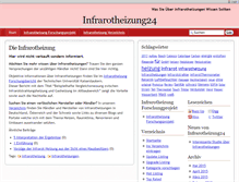 Tablet Screenshot of infrarotheizung24.com